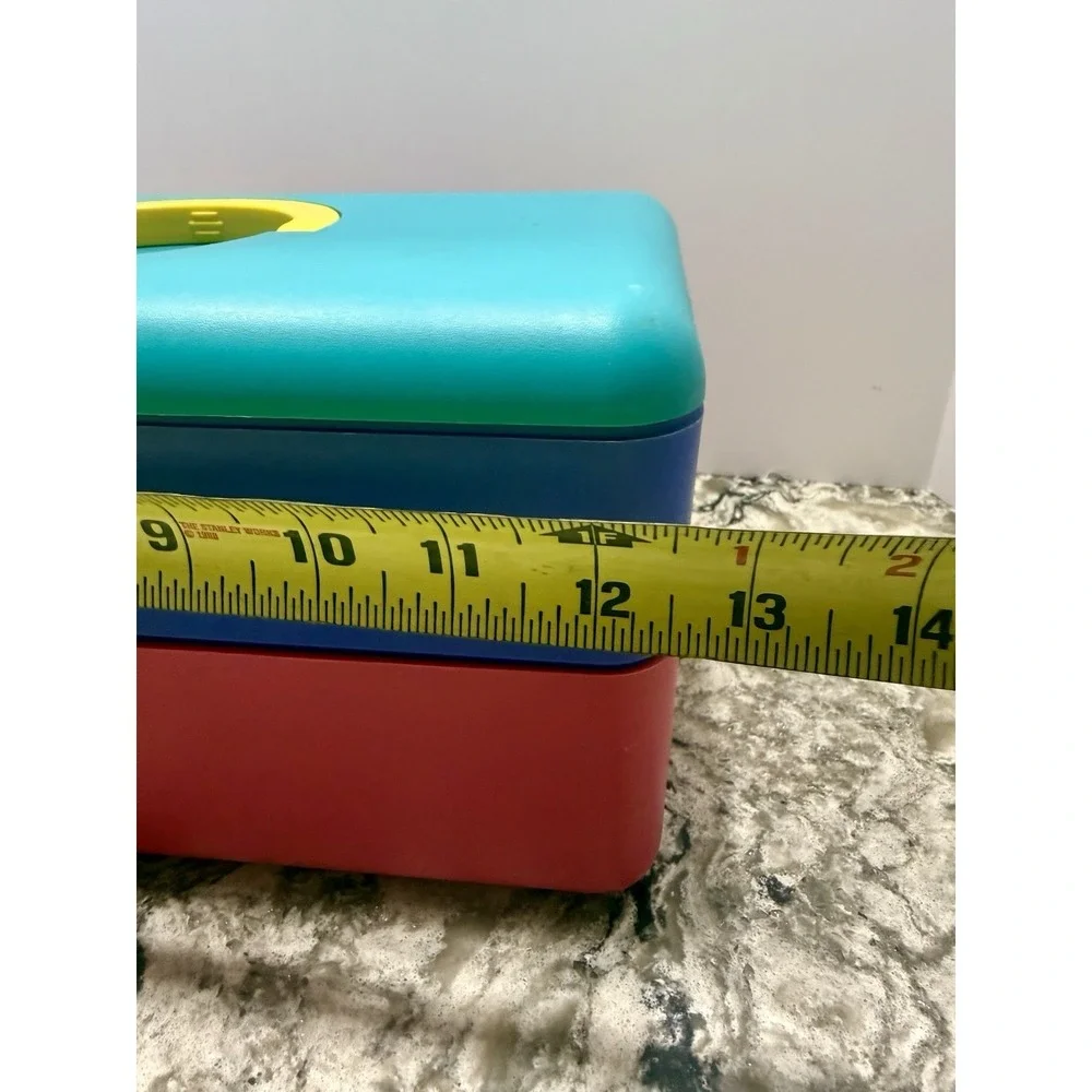 Vtg 1992 PRETTY NEAT 7x12 Organizer 2 Swing Out Trays Makeup
